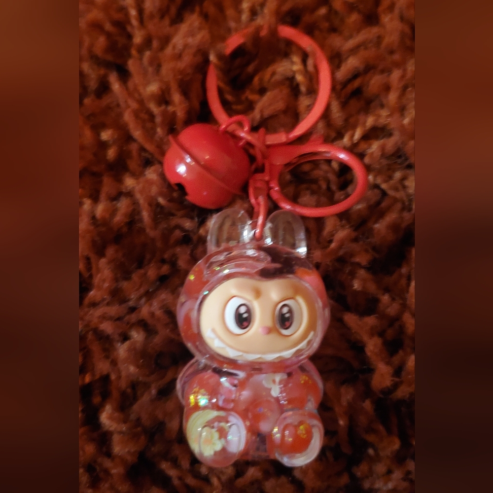 NEW Red Labubu Keychain!!!